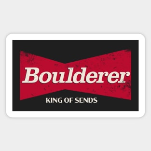 Boulderer King Of Sends Sticker